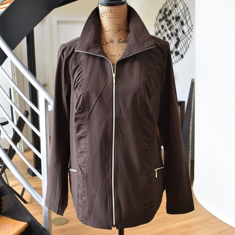 NEW! Chico's ZENERGY Neema Ruched JACKET